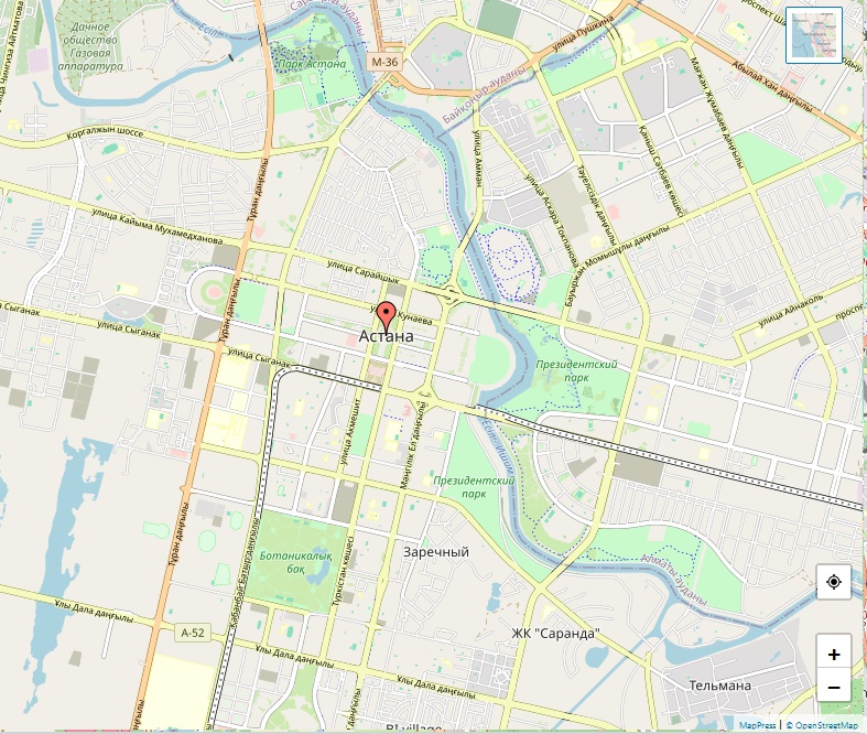 Astana Map