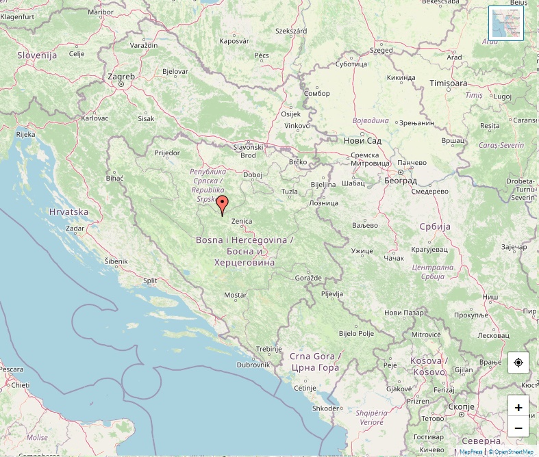 Bosnia and Herzegovina Map