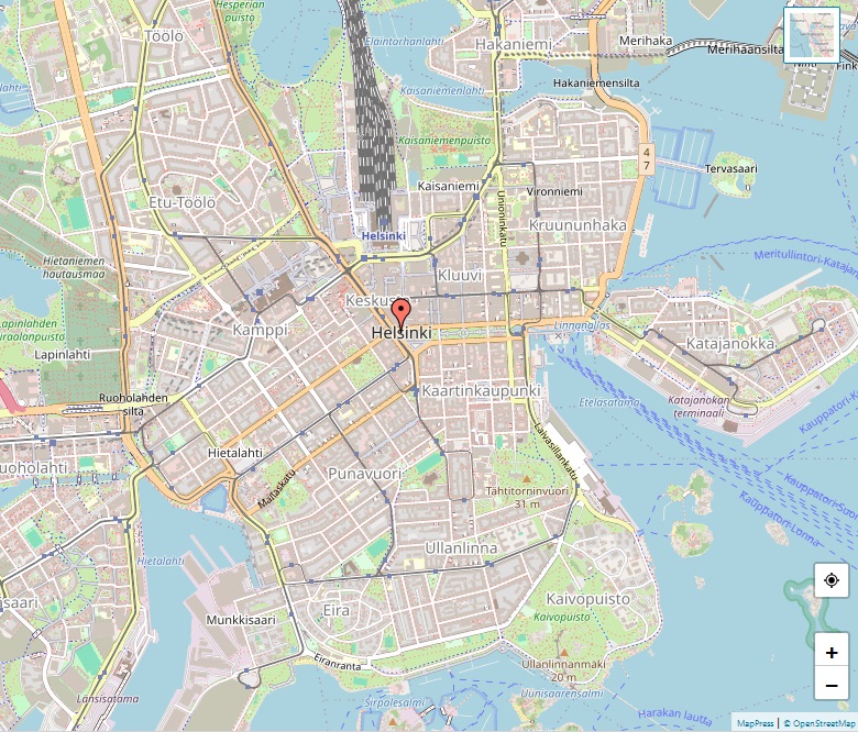 Helsinki Map