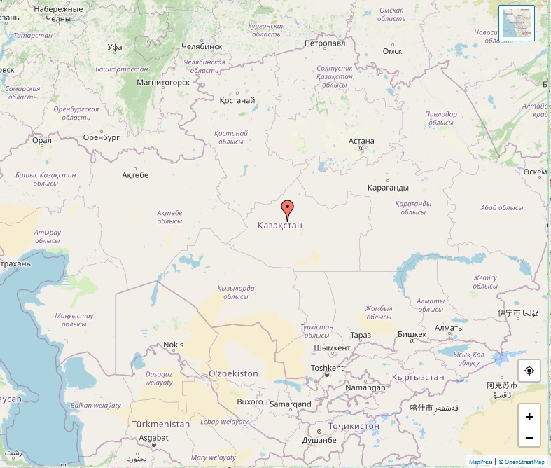 Kazakhstan Map
