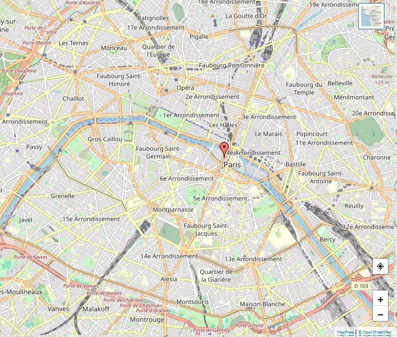 Paris Map