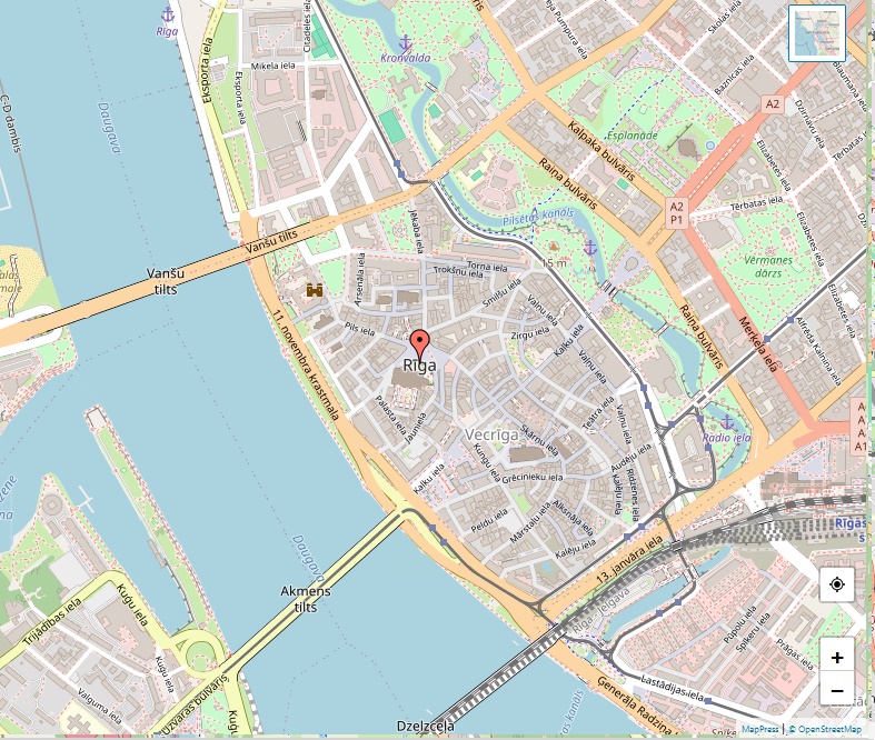 Riga Map
