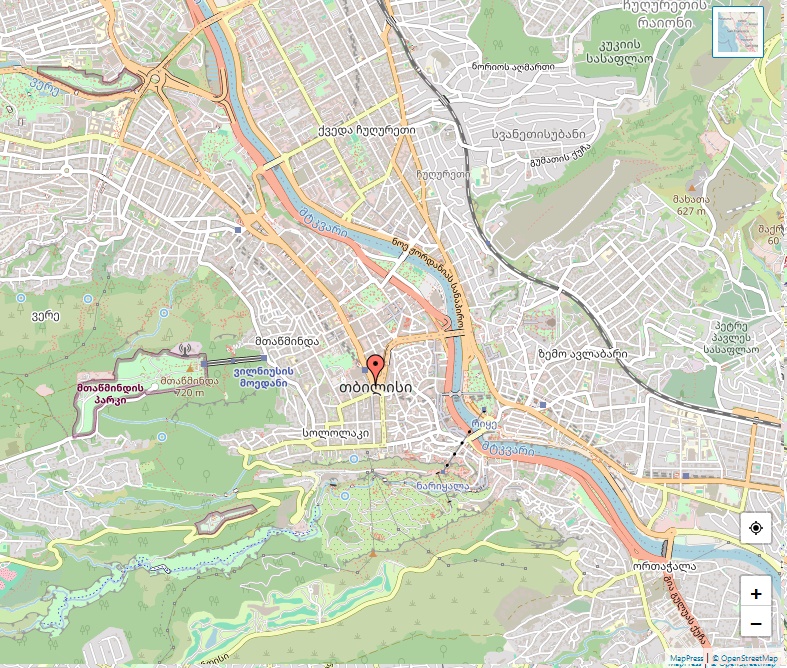 Tbilisi Map